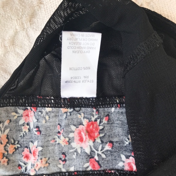 Mesh floral plank tank - Picture 5 of 6